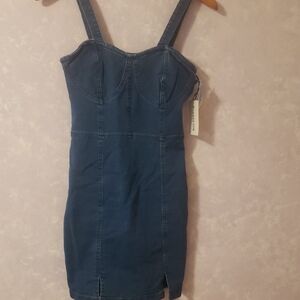 Chic Blue Denim Mini Dress